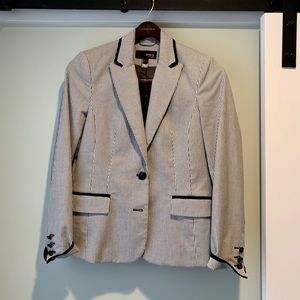 Pin striped blazer